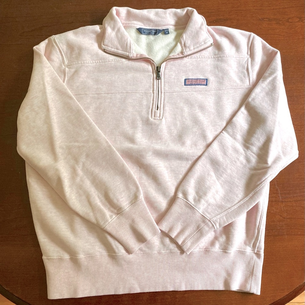 Like New! Vineyard Vines Cotton Shep Shirt in Flamingo Heather Size M - Picture 5 of 7